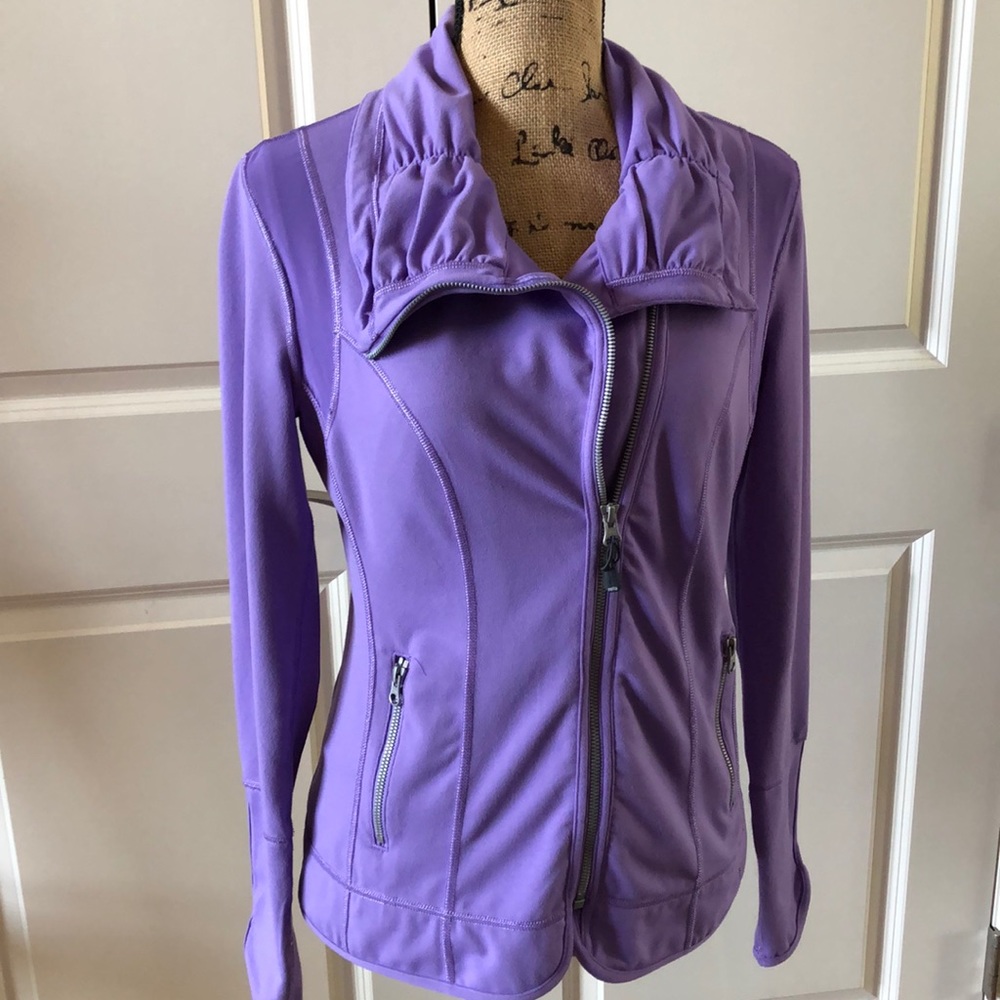 Zella activewear jacket in purple size Medium
